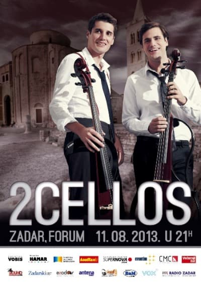 2cellos plakat zadar